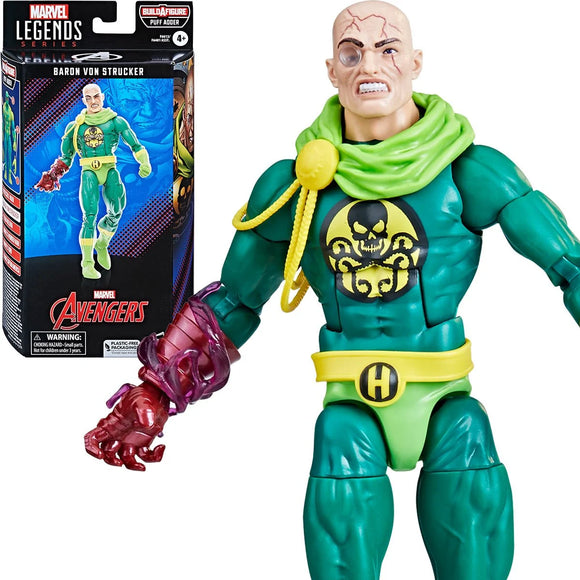 Marvel Legends Baron Von Strucker (Puff Adder BAF) 6