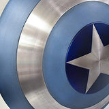 Captain America Style Metal Shield (Blue Stealth Version) 1:1 Scale Cosplay, Display