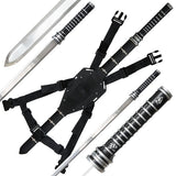 Single Straight 'Blade' Sword With Back Straps