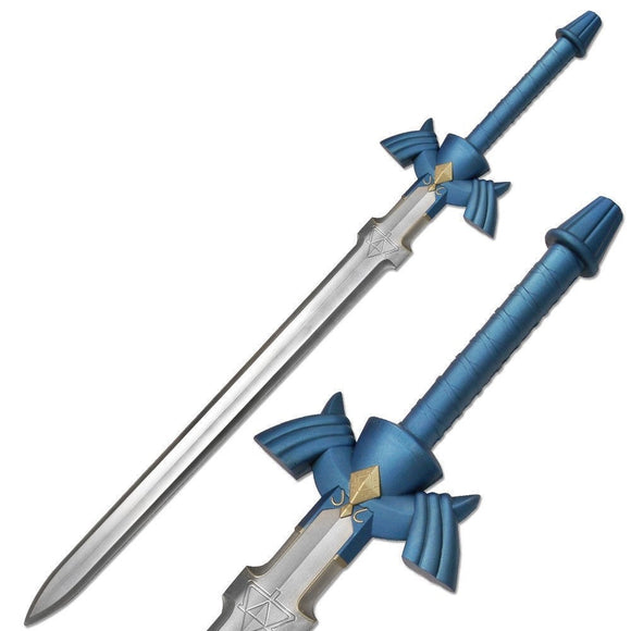 Legend of Zelda Cosplay Hylian Sword Link Tri Force Life Size Knight Sword