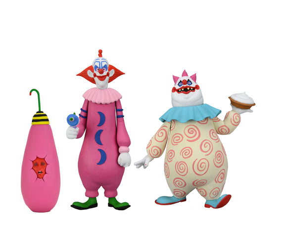 Killer Klowns from Outer Space Toony Terrors Slim and Chubby 2 pack 6″ Scale Action Figures - NECA