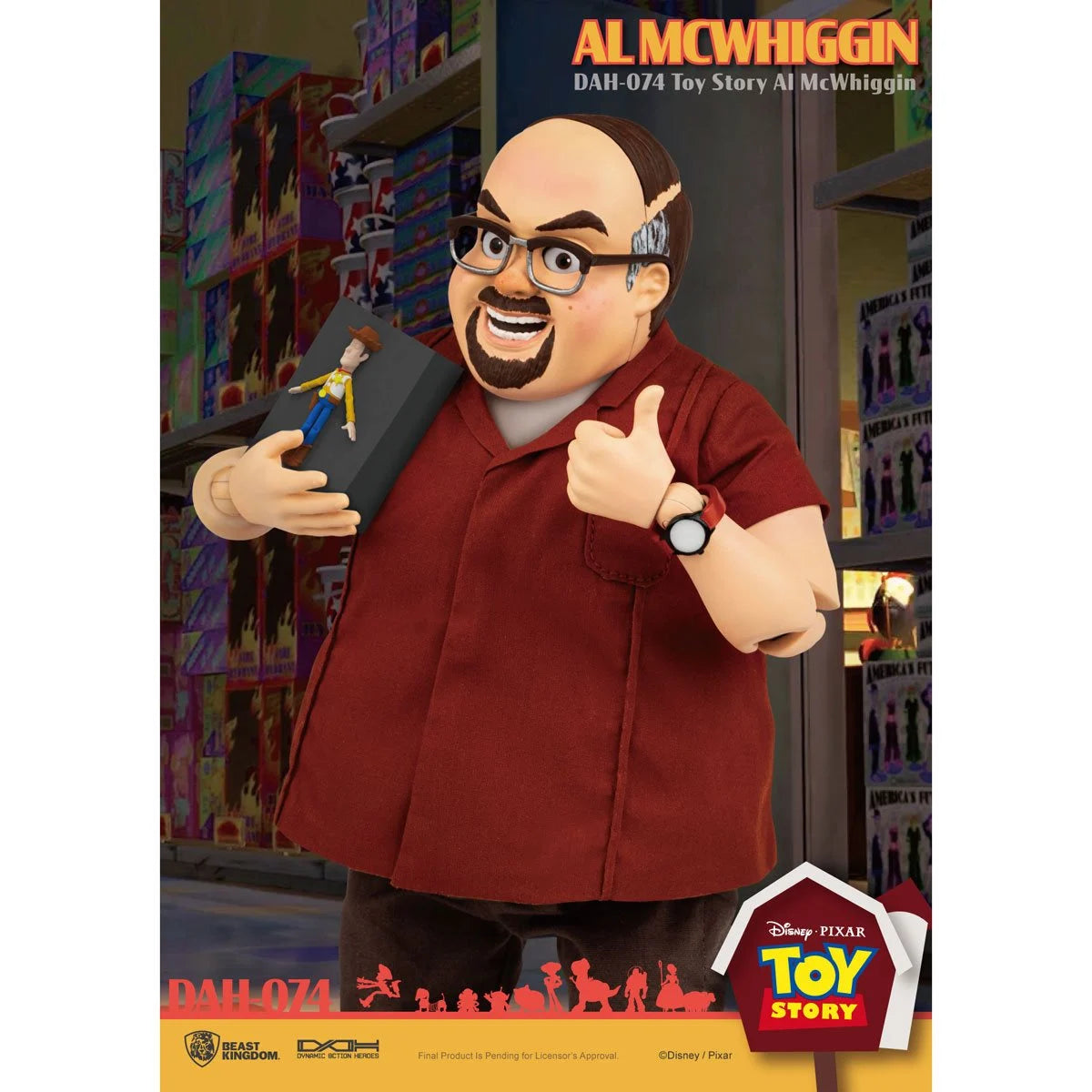 Toy Story 2 Al McWhiggin DAH-074 Dynamic 8-Ction Heroes Deluxe