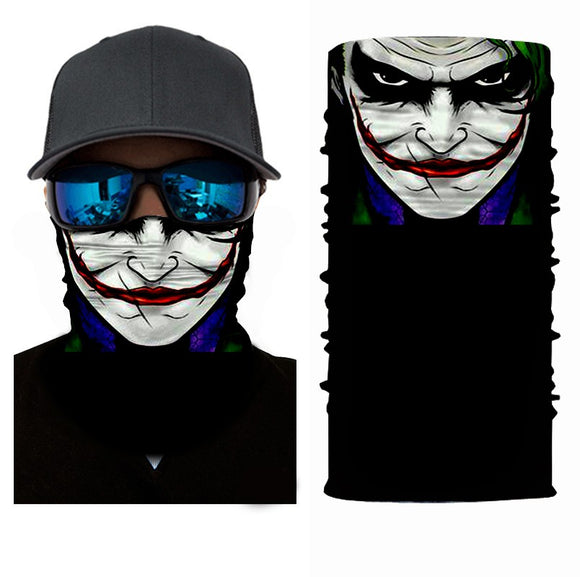 The Joker Style Mask Motorcycle Biker Scarf Face Neck Bandana Ski Paintball Snood