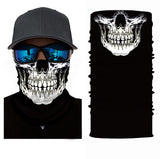 Skull Mask Skeleton Motorcycle Biker Scarf Face Neck Bandana Ski Paintball Snood