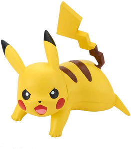 Pokemon Pikachu Battle Pose Quick Model Kit - Bandai