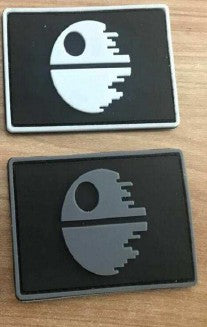 Star Wars Deathstar Style PVC Patch Hook and Loop Velcro, Airsoft, Paintball