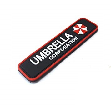 Resident Evil Umbrella Style PVC Patch Hook and Loop Velcro, Airsoft, Paintball