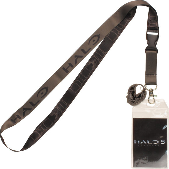 Halo 5 UNSC Logo Lanyard with Metal Charm & ID Badge Holder