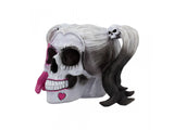 Little Monster 'Harley Quinn' Style Skull 20.6cm - Nemesis Now B4040K8