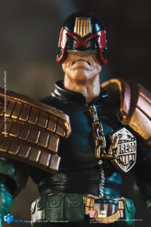 Dredd Props Judge Dredd Exquisite Mini: Judge Dredd (PX Exclusive) 1:18 Scale Figu ...