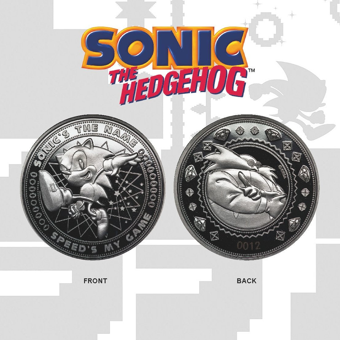 Sonic The Hedgehog - Limited Edition Collector's Coin - Officially Lic ...