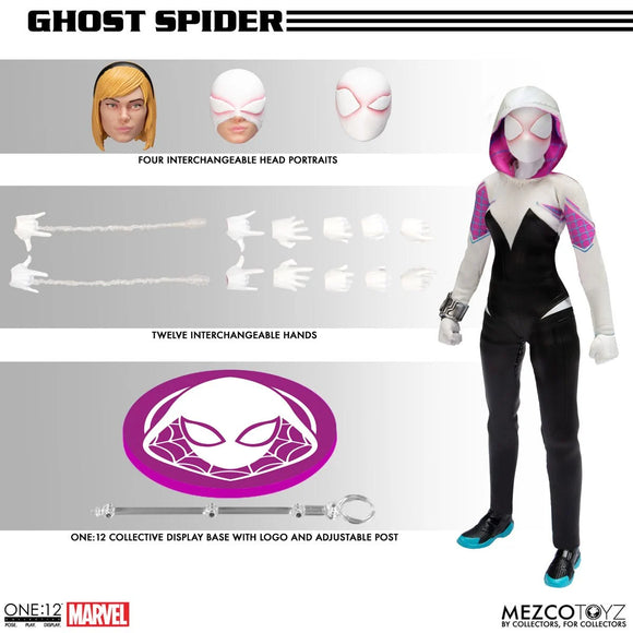 MEZCO One:12 Collective Ghost-Spider (Spider-Gwen) Action Figure