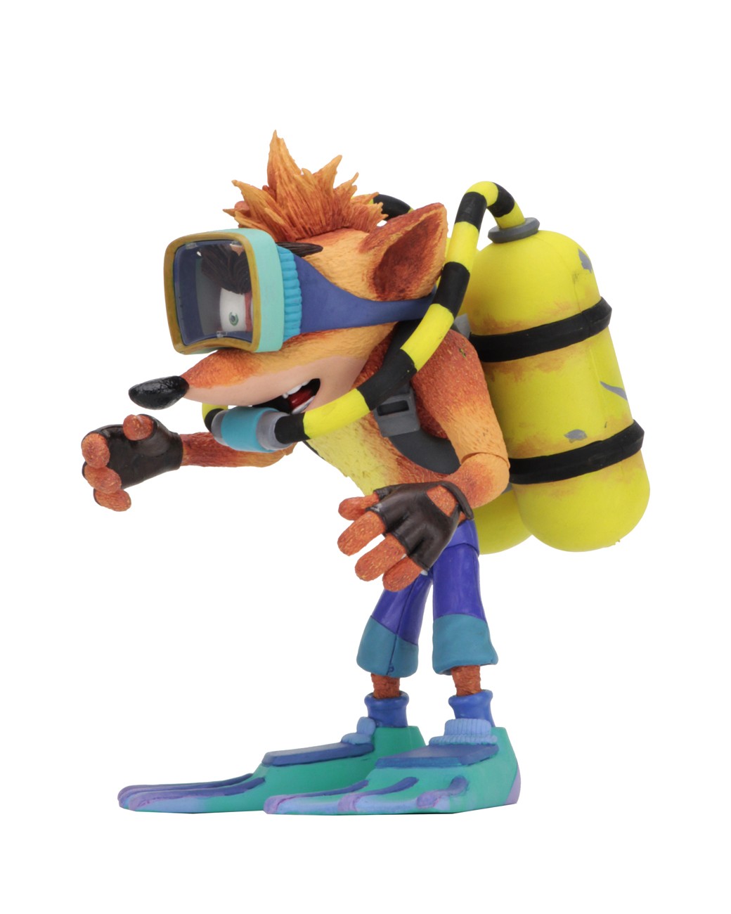 Crash Bandicoot – 7” Action Figure – Deluxe Scuba Crash - NECA