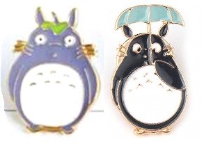 3D Totoro Pin / Brooch