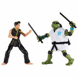 Teenage Mutant Ninja Turtles x Cobra Kai Leonardo vs. Miguel Diaz Action Figure 2-Pack - Playmates