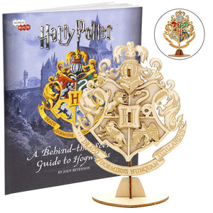 IncrediBuilds: Harry Potter: Hogwarts Crest Book and 3D Wood Model