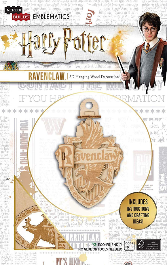 IncrediBuilds Emblematics: Harry Potter: Ravenclaw Hanging Ornament