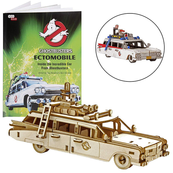 IncrediBuilds: Ghostbusters: Ectomobile Book and 3D Wood Model