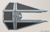 Star Wars TIE Interceptor 1:72 Scale Model Kit - Bandai