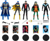 DC Multiverse Bat Family 5 Pack (Gold Label) 7" Inch Scale Action Figure Set (Amazon Exclusive) - McFarlane Toys