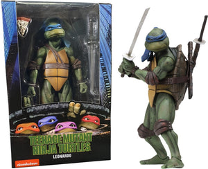 Official Teenage Mutant Ninja Turtles (1990 Movie) – 7" Scale Action Figure – Leonardo (NECA)