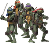 Official Teenage Mutant Ninja Turtles (1990 Movie) – 7" Scale Action Figure – Set of 4 (NECA)