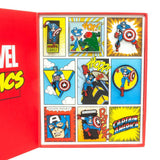 Official Marvel Avengers Captain America Retro Pin Badge Set