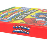 Official Marvel Avengers Captain America Retro Pin Badge Set