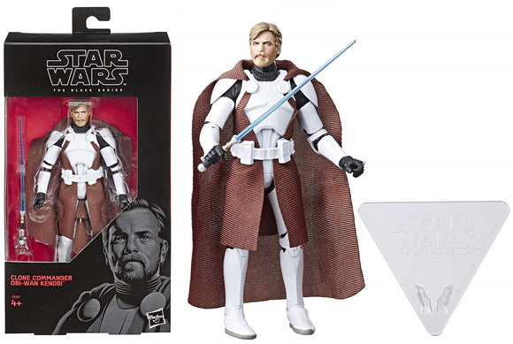 Star Wars The Black Series Clone Commander Obi-Wan Kenobi 6 Inch Action Figure