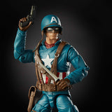 Marvel Legends Series 6 Inch Captain America Collectible Action Figure with Motorcycle, Shield, & Helmet Accessories