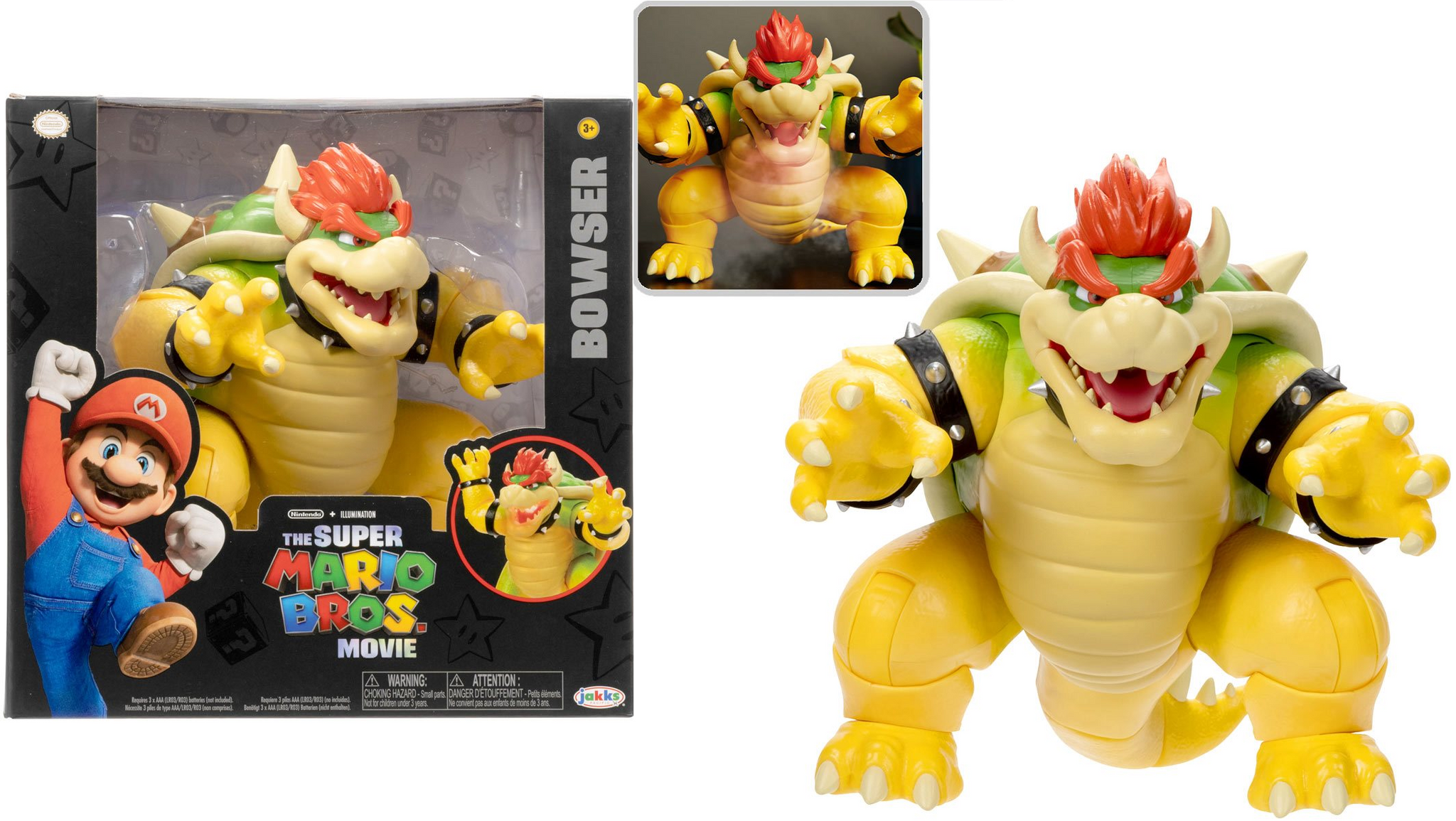  The Super Mario Bros. Movie 7-Inch Feature Bowser