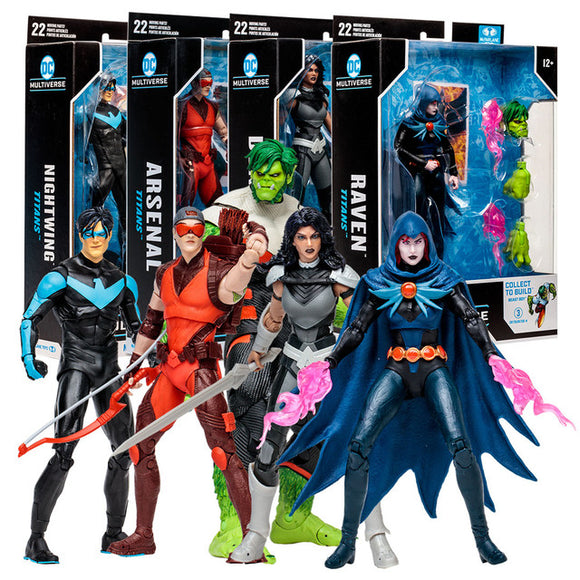 DC Multiverse Titans Full Wave of Four Figures (Build a Figure - Beast Boy) 7