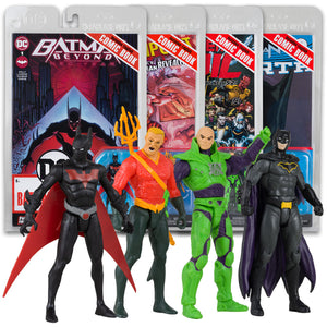 Page Punchers Wave 3 Bundle with Comics (Set of 4) 3" Scale Action Figures - (DC Direct) McFarlane Toys