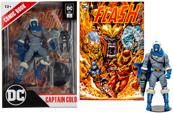 Captain Cold w/The Flash Comic (DC Page Punchers) 7 Gold Label