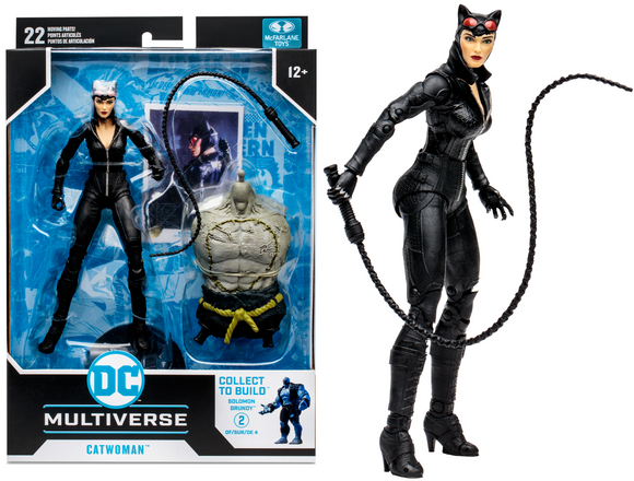 DC Multiverse Batman: Arkham City Catwoman (Build a Figure - Solomon Grundy)  7