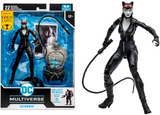 DC Multiverse Batman: Arkham City Catwoman (Gold Label) (Build a Figure - Solomon Grundy)  7" Inch Scale Action Figure (Walmart Exclusive) - McFarlane Toys