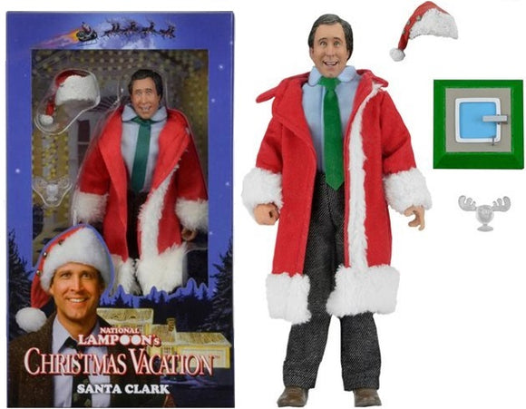 National Lampoon's Christmas Vacation Clark Griswold Santa Outfit 8-Inch  Clothed Action Figure