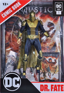 DC Comics Page Punchers Dr Fate with Injustice 2 Comic 7" Inch Scale Action Figure - McFarlane Toys