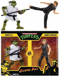 Teenage Mutant Ninja Turtles x Cobra Kai Donatello vs. Johnny Lawrence Action Figure 2-Pack - Playmates