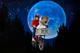 E.T. 40th Anniversary Elliott & E.T. on Bicycle 7" Inch Scale Action Figure - NECA