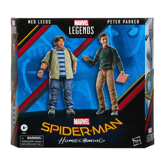 Marvel Legends Series Spider-Man Homecoming Ned Leeds and Peter Parker 2-pack 6