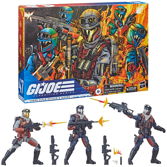 G.I. Joe Classified Series Cobra Viper Officer & Vipers 6