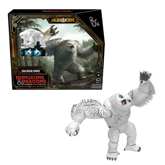 Dungeons & Dragons Golden Archive Owlbear/Doric Action Figure - Hasbro