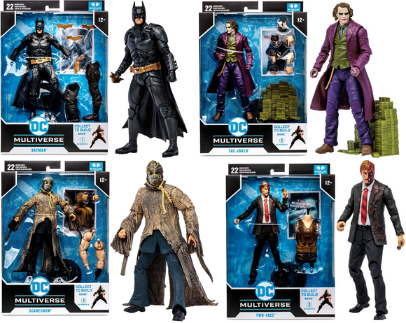 DC Multiverse Full Wave of Four Figures (Dark Knight Trilogy) (Build a Figure - Bane) 7