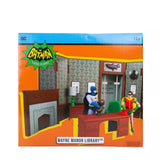 DC Retro Batman 66 - Wayne Manor Library 6" Inch Action Figure Playset / Diorama - McFarlane Toys (Target Exclusive)
