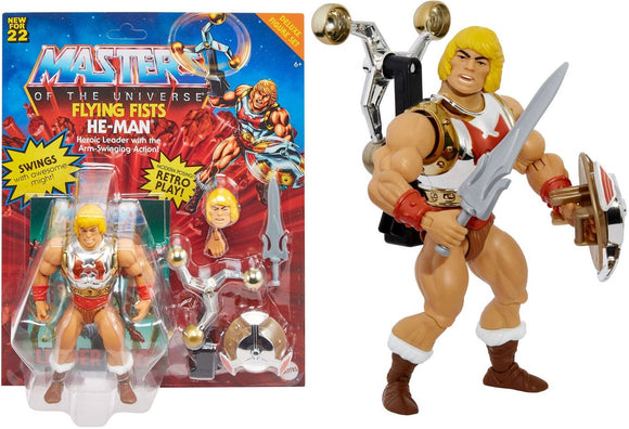 Masters of the Universe Origins Flying Fist He-Man Deluxe 5.5