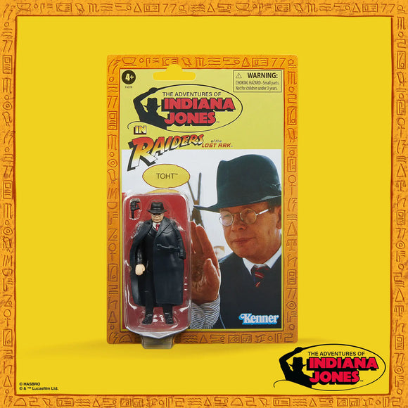 Indiana Jones and the Raiders of the Lost Ark Retro Collection Toht 3 3/4-Inch Action Figure - Hasbro