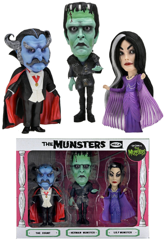 Rob Zombie’s The Munsters Stylized Figures – “Little Big Head” 3-Pack