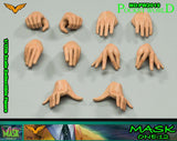 Pwtoys 1/12 Mask Man Cloth Action Figure Deluxe Version