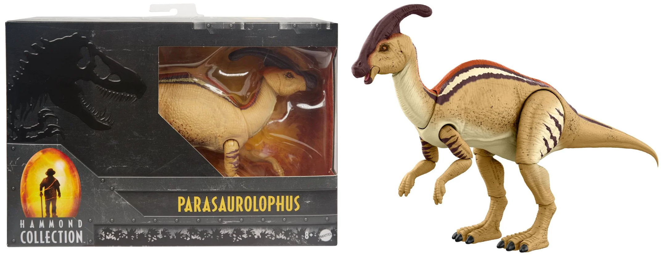 Fisher-Price Iaginext Jurassic World Parasaurolophus XL Dinosaurio de juguete grande con luces Fisher-Price Iaginext Jurassic World Parasaurolophus XL Dinosaurio de juguete grande con luces